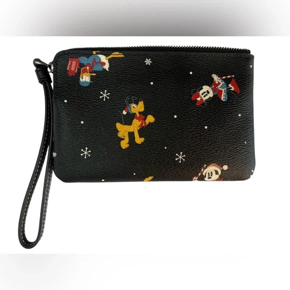 Coach Black Disney Wristlet - Picture 4 of 9